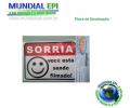 PLACA DE SINALIZAÇÃO 15x20 cm x 1,0MM PLACA DE SINALIZAÇÃO 15x20 cm x 1,0MM
